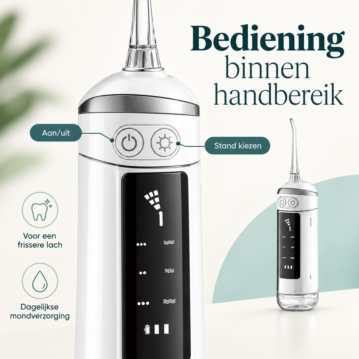 ELEVATE Draadloze waterflosser · 180 ml