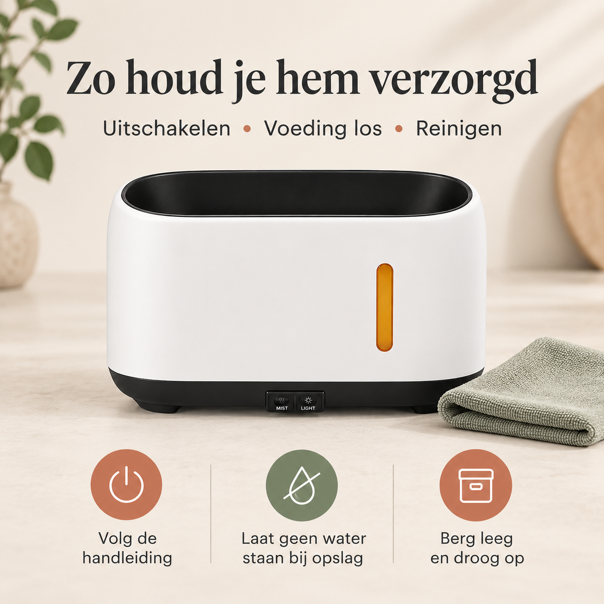 ELEVATE Aroma diffuser · Vlameffect