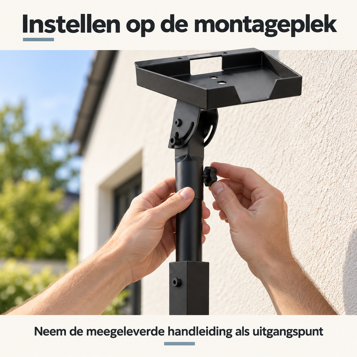Instellen met de hand - wandhouder geschikt voor Starlink Gen 3