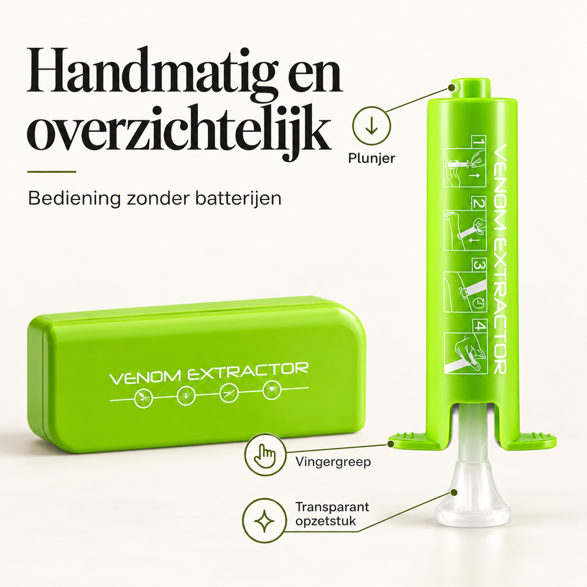 ELEVATE Handmatige uitzuigpomp met opbergdoos
