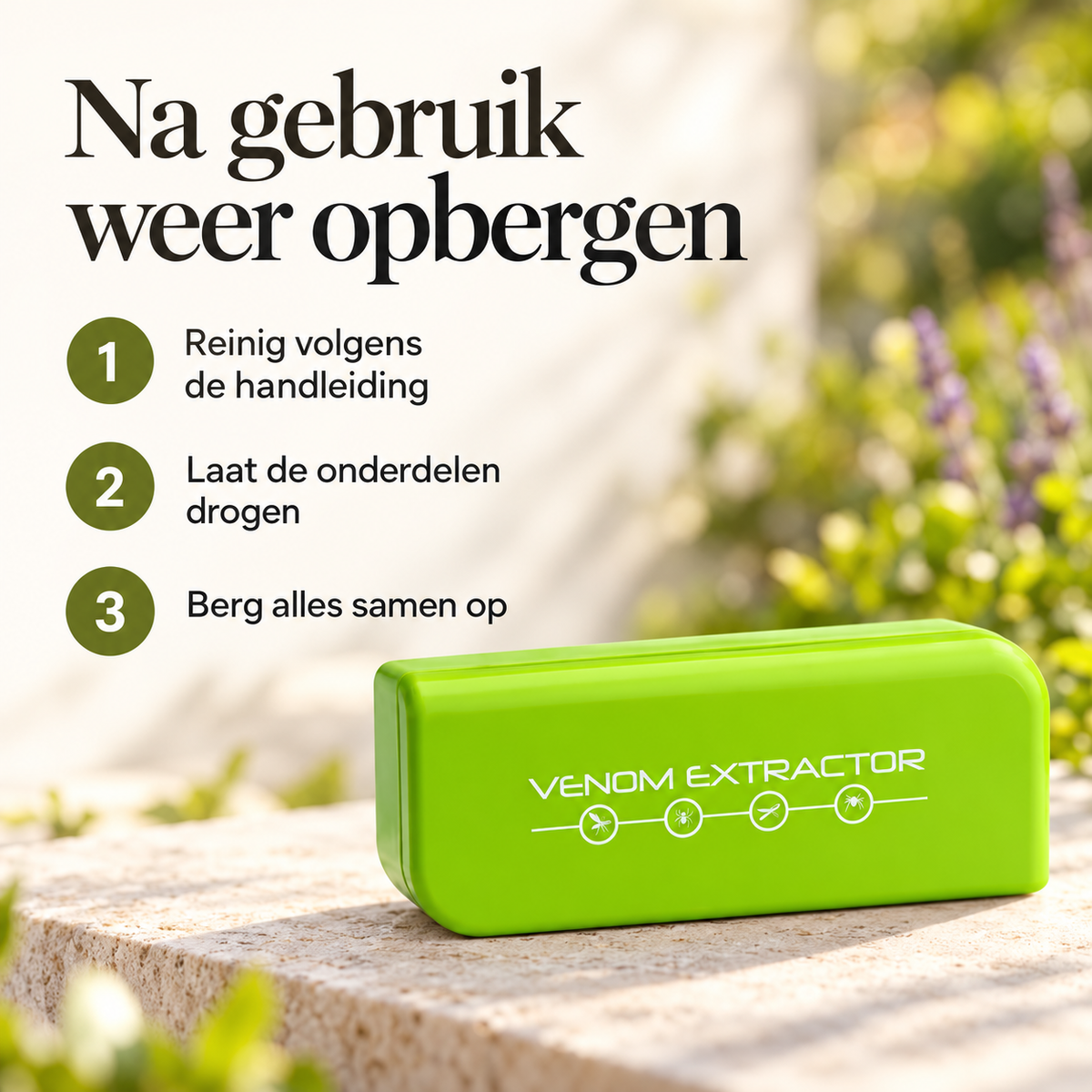ELEVATE Handmatige uitzuigpomp met opbergdoos