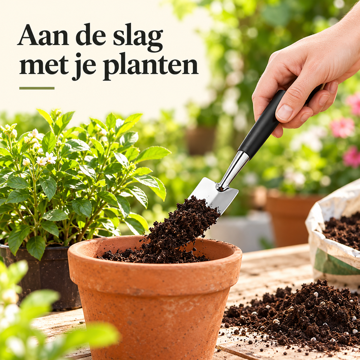 ELEVATE Plantverzorgingsset met opbergtas