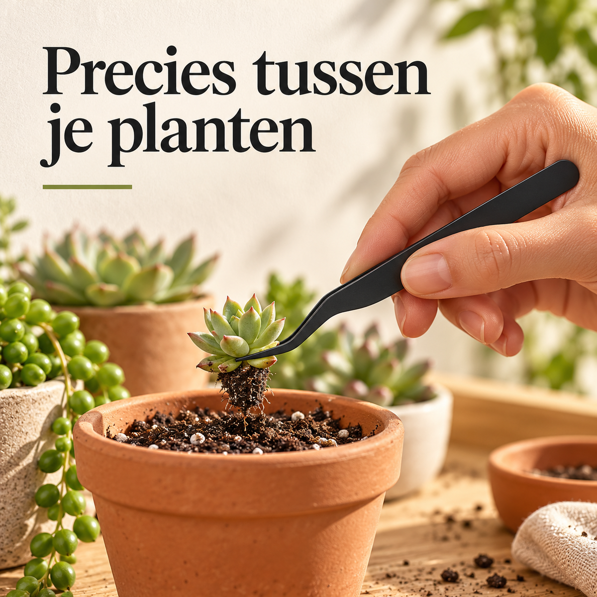 ELEVATE Plantverzorgingsset met opbergtas