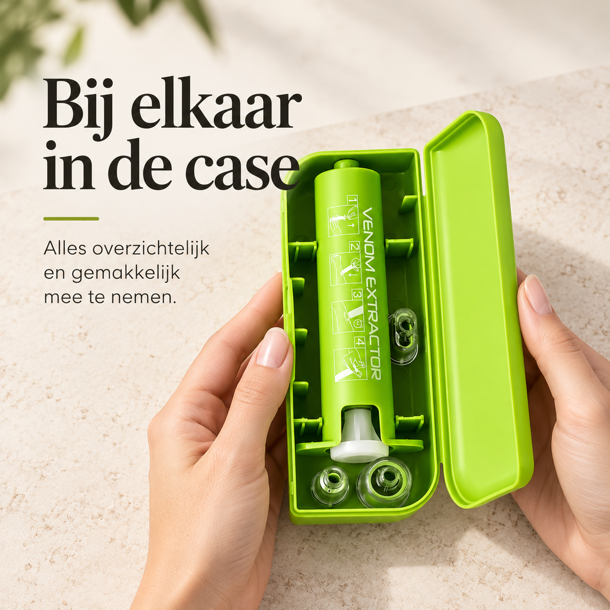 ELEVATE Handmatige uitzuigpomp met opbergdoos