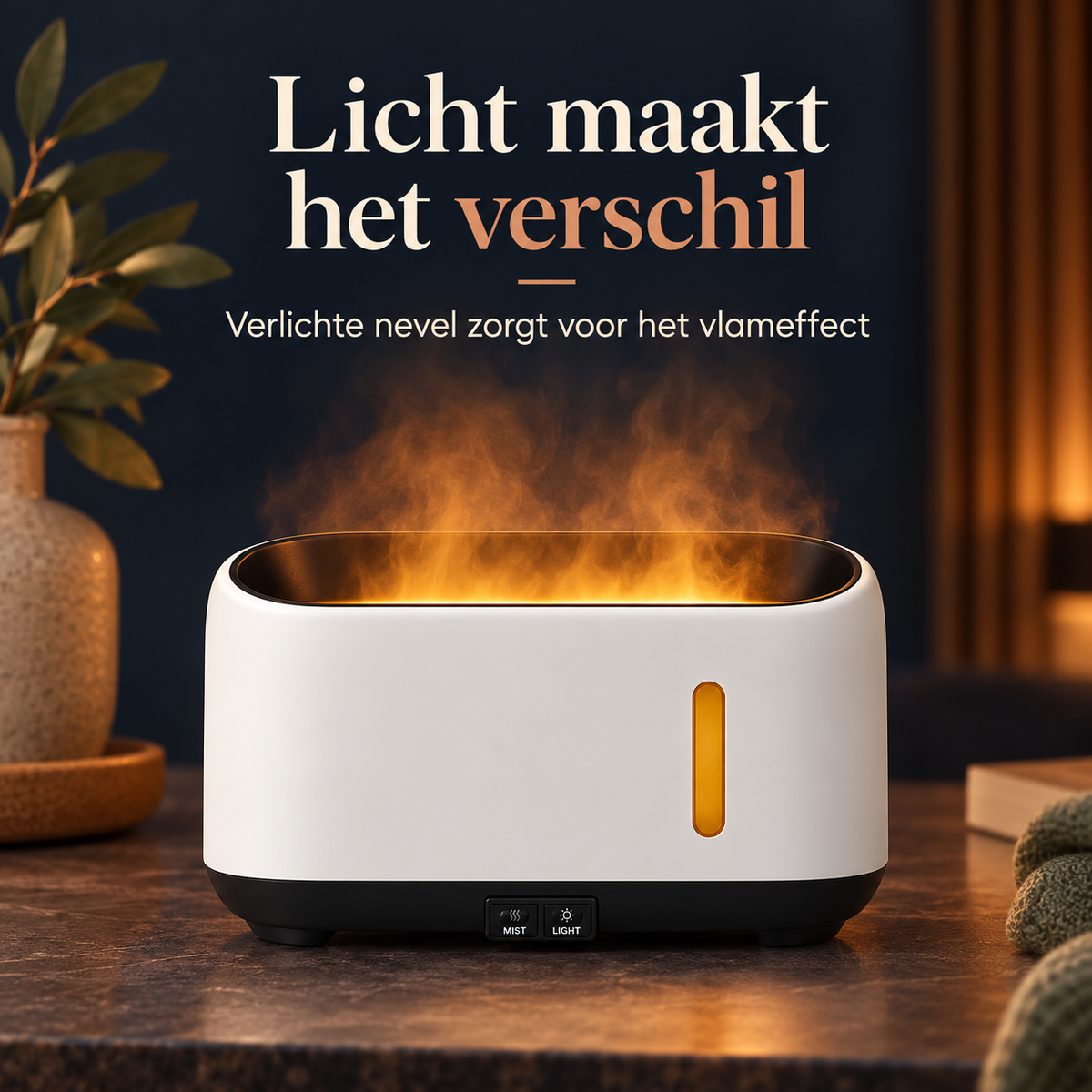 ELEVATE Aroma diffuser · Vlameffect